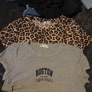 Leopard Print Crop Top
